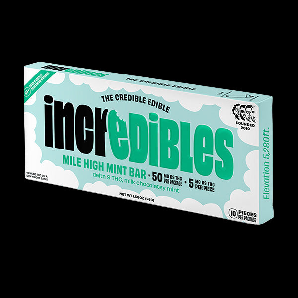 Mile High Mint Chocolate Bar | (10ct) 50mg CannaBiomeHempCo