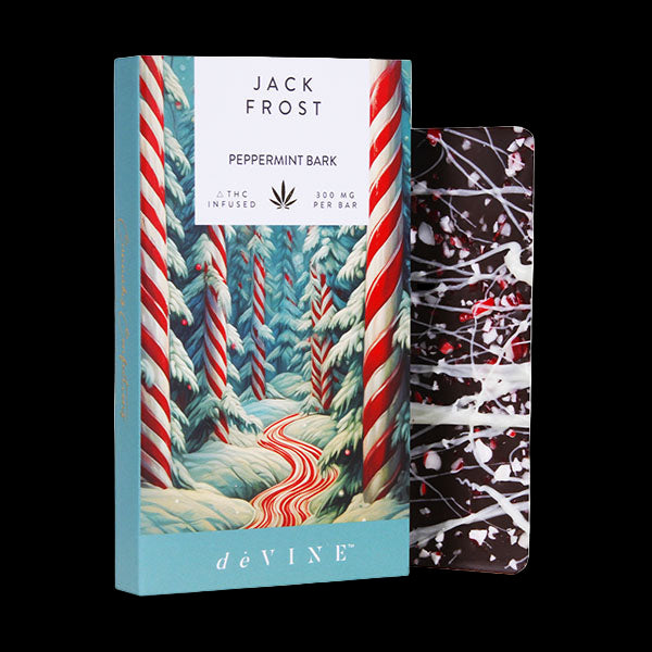 Jack Frost Chocolate Bar | (15pc) 300mg CannaBiomeHempCo