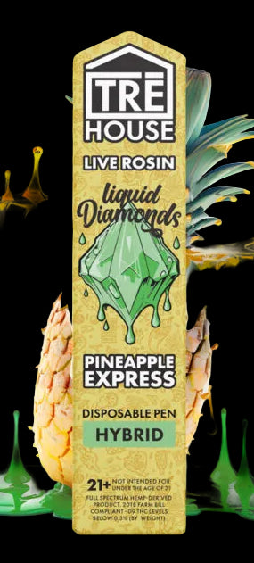 PineApple Express Live Rosin Liquid Diamond Disposable | 2g