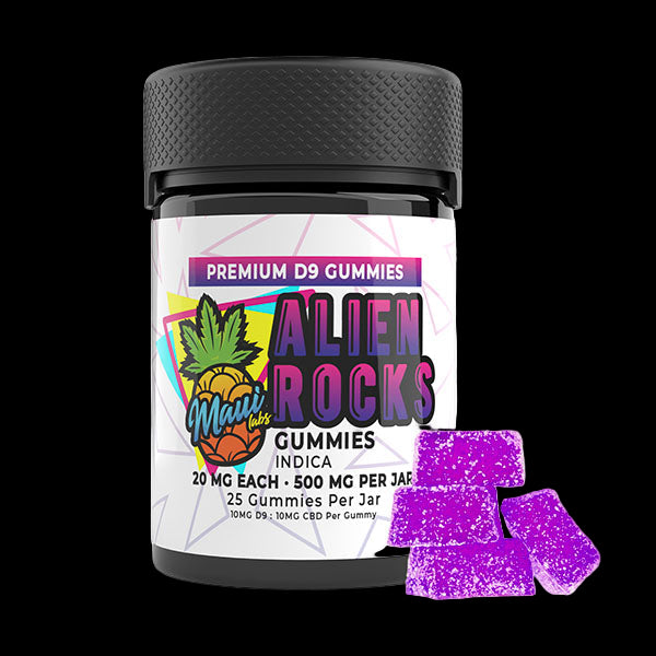 Alien Rocks Delta Gummies | (25ct) 500mg | BOGO DEAL CannaBiomeHempCo