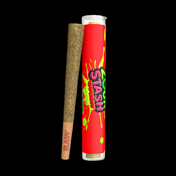 Zour Stash Cherry Lime Hash Hole Pre-Rolls | 2g BOGO DEAL CannaBiomeHempCo
