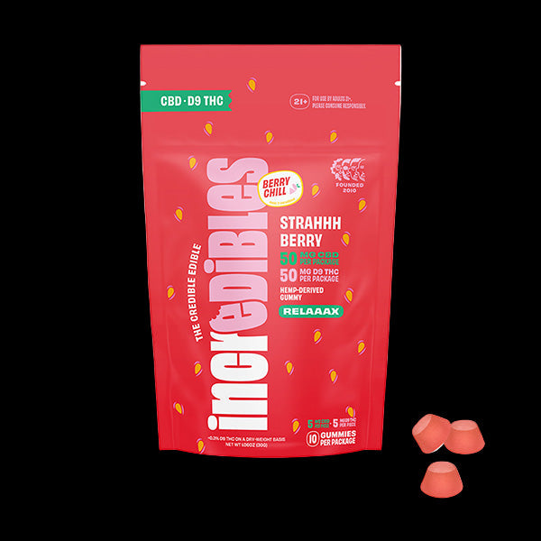 Strahhhberry Gummies | (10ct) 50mg CannaBiomeHempCo