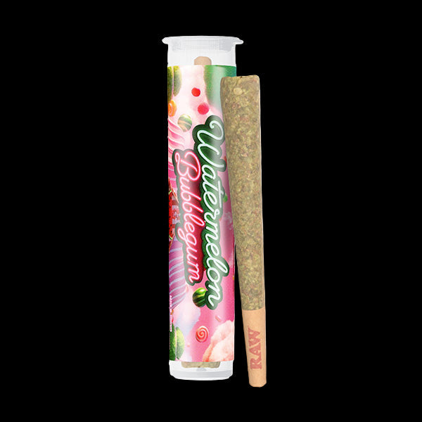Watermelon Bubble Gum Hash Hole Pre-Roll | 2g CannaBiomeHempCo