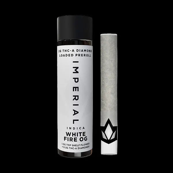 WHITE FIRE OG Diamond Loaded Pre-Roll | 2g CannaBiomeHempCo