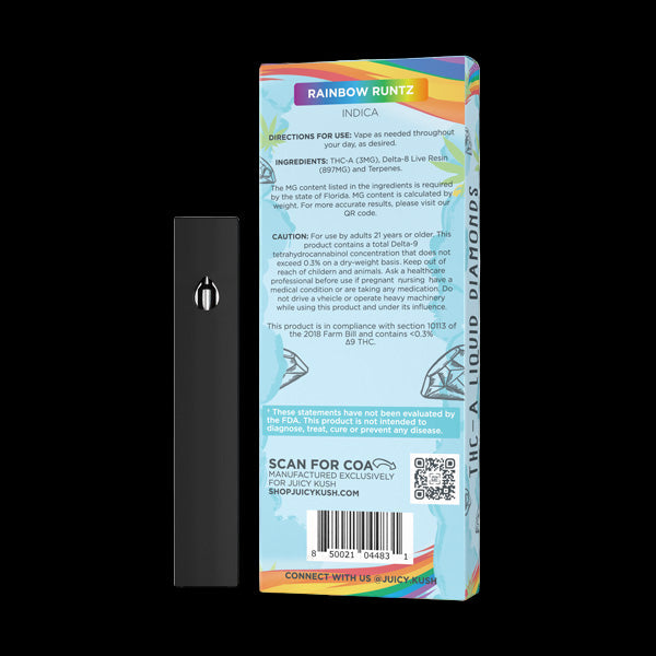 Rainbow Runtz THC-A Disposable | 1g CannaBiomeHempCo