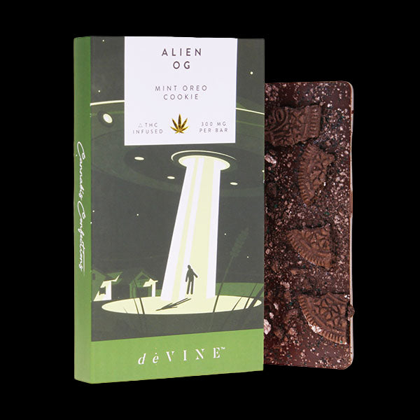 Alien Og Chocolate Bar | (15pc) 300mg CannaBiomeHempCo