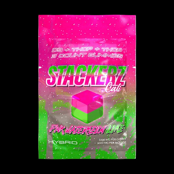 Pink Watermelon Lime Stackerz Gummies | (3ct) 3000mg CannaBiomeHempCo