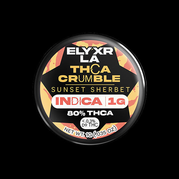Sunset Sherbet THCA Crumble CannaBiomeHempCo